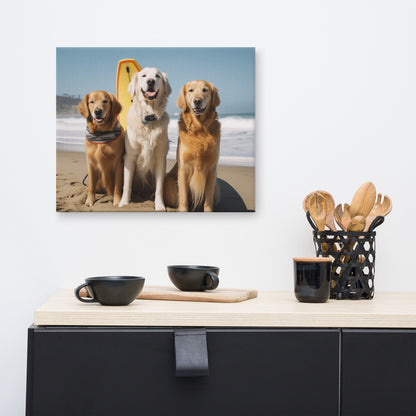 Golden Retriever Beach Bums