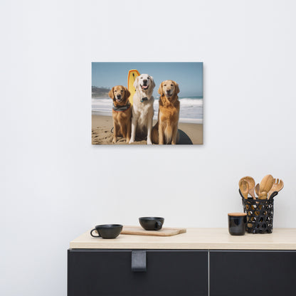 Golden Retriever Beach Bums